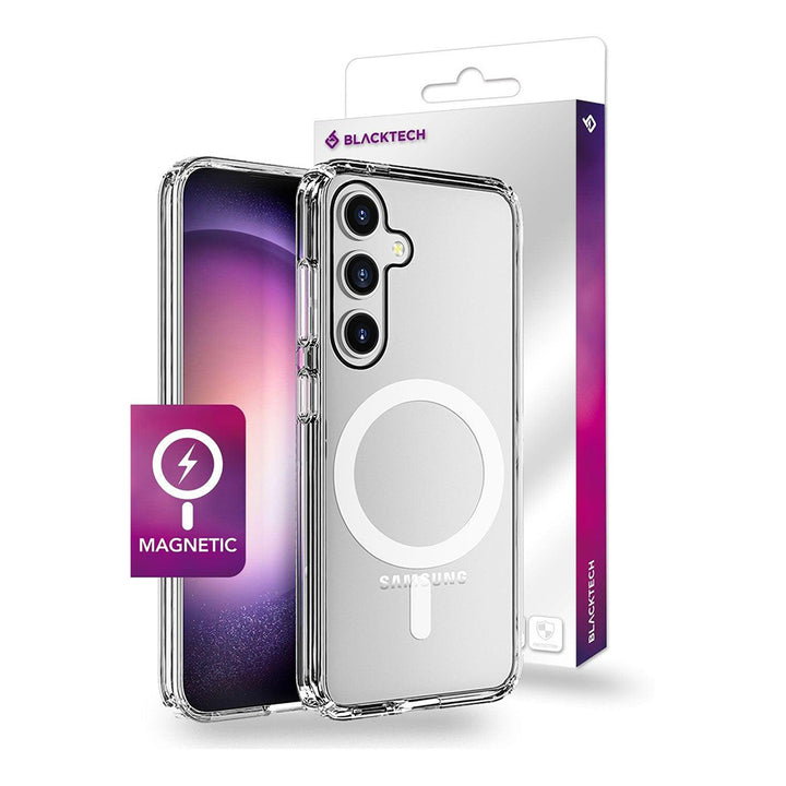 Galaxy S24 BLACKTECH Stay Clear Magnetic Case
