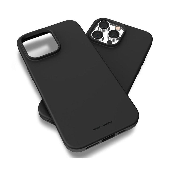 Goospery Soft Feeling Jelly Case for Galaxy S25 Ultra - Black - iCELL MOBILE 