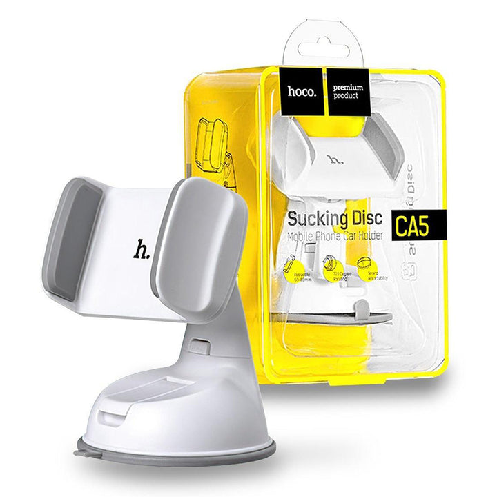 Hoco CA5 Suction Vehicle Holder - Grey