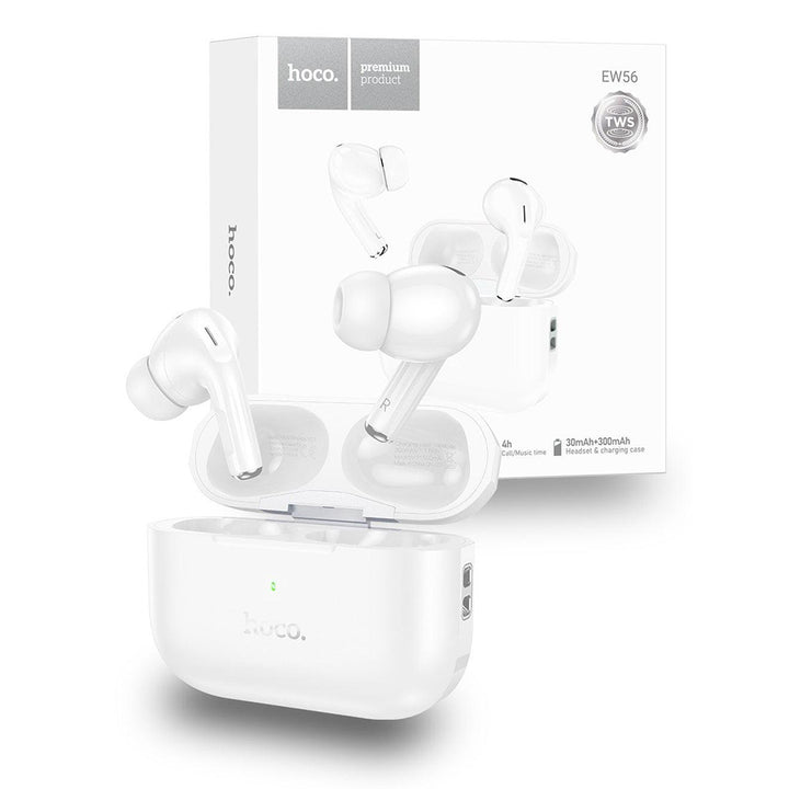 Hoco EW56 Physical Noise Cancelling Wireless Earphones - White