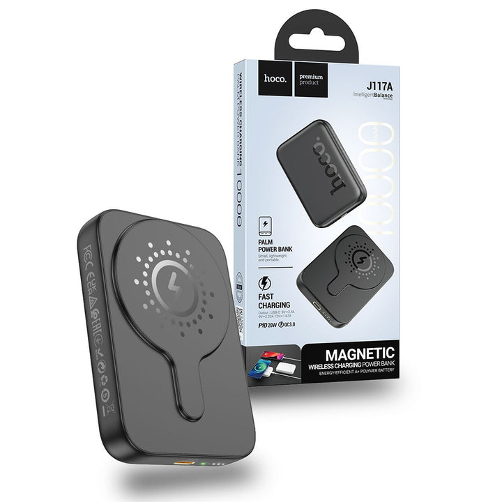Hoco J117A-10B MagSafe Power Bank 10000mAh 20W - Black