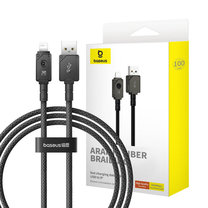 Baseus Unbreakable Series Fast Charging Cable USB-A to Lightning - 1m