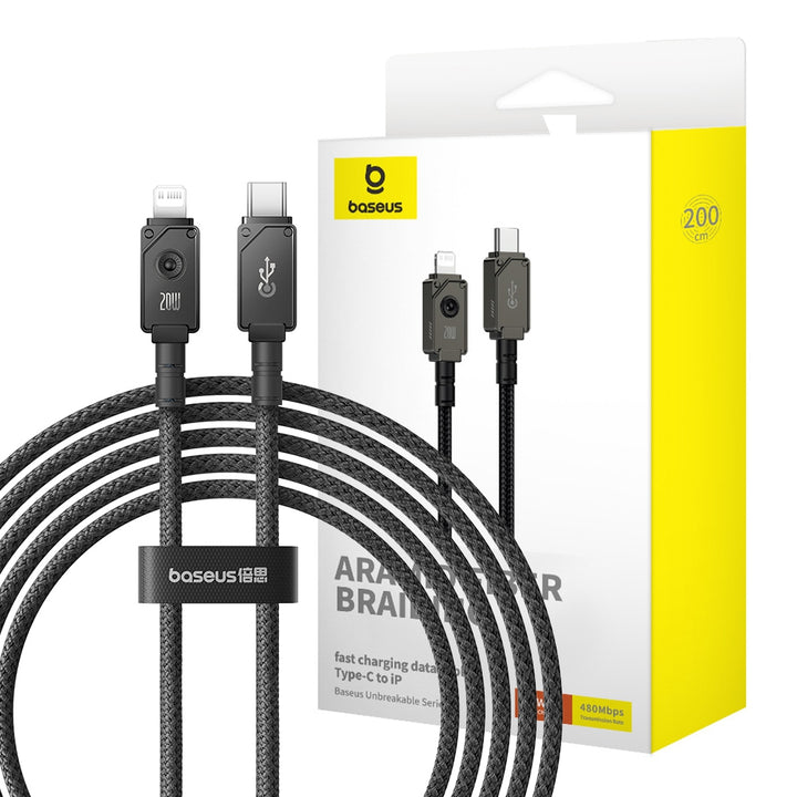 Baseus Unbreakable Series Fast Charging Cable USB-C to Lightning - 2m