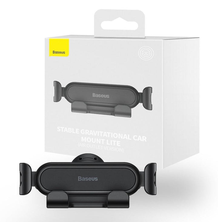Baseus Stable Gravitational Car Air Vent Mount - Black - iCELL MOBILE 