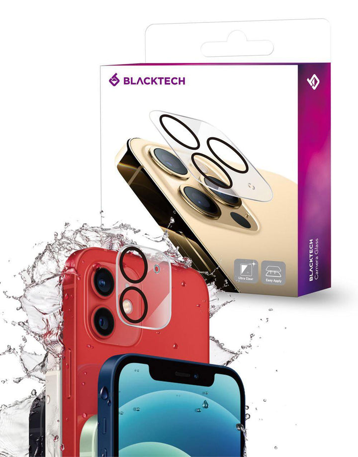 iPhone 13 BLACKTECH Anti-Glare Camera Lens Protector - iCELL MOBILE 