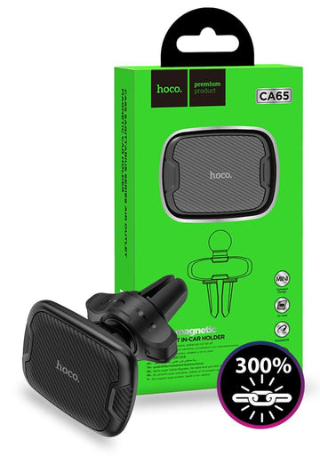 Hoco CA65 Magnetic Air Vent Car Holder - Black - iCELL MOBILE 
