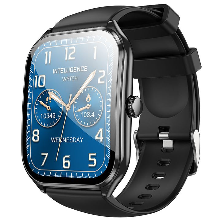 Hoco Y28 AMOLED Smart Sports Watch - Bluetooth Call Version (Black)