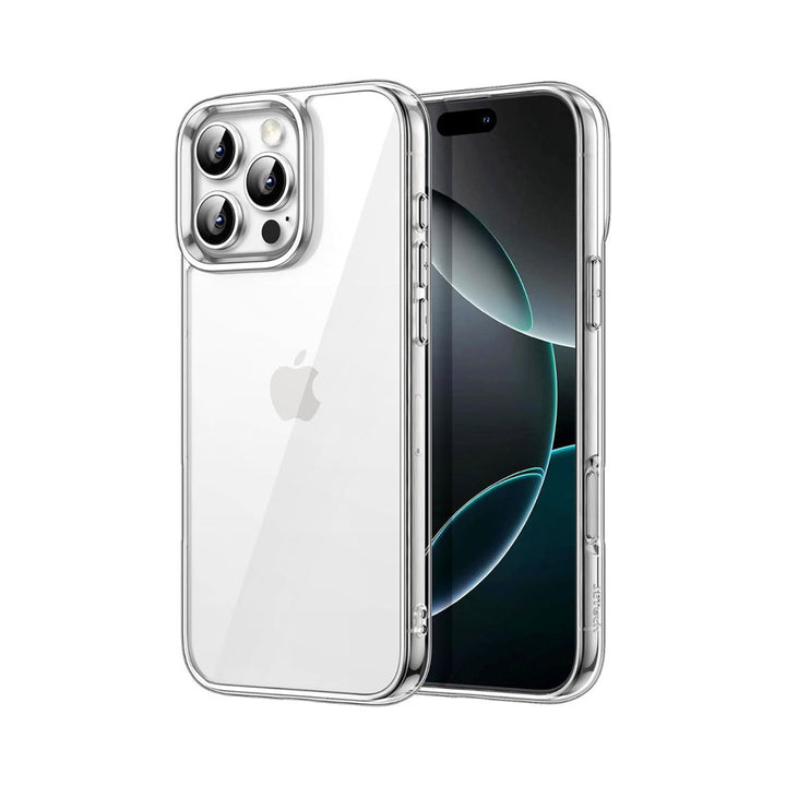 iPhone 16 Pro Max BLACKTECH Thick Silicone Case - Clear - iCELL MOBILE 