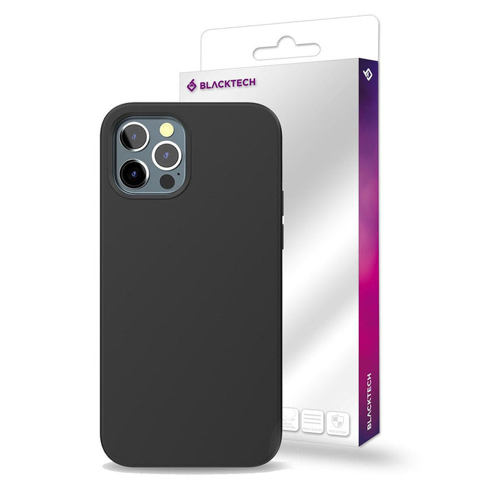 iPhone 14 Pro BLACKTECH Soft Feeling Case With Soft Micro Fiber