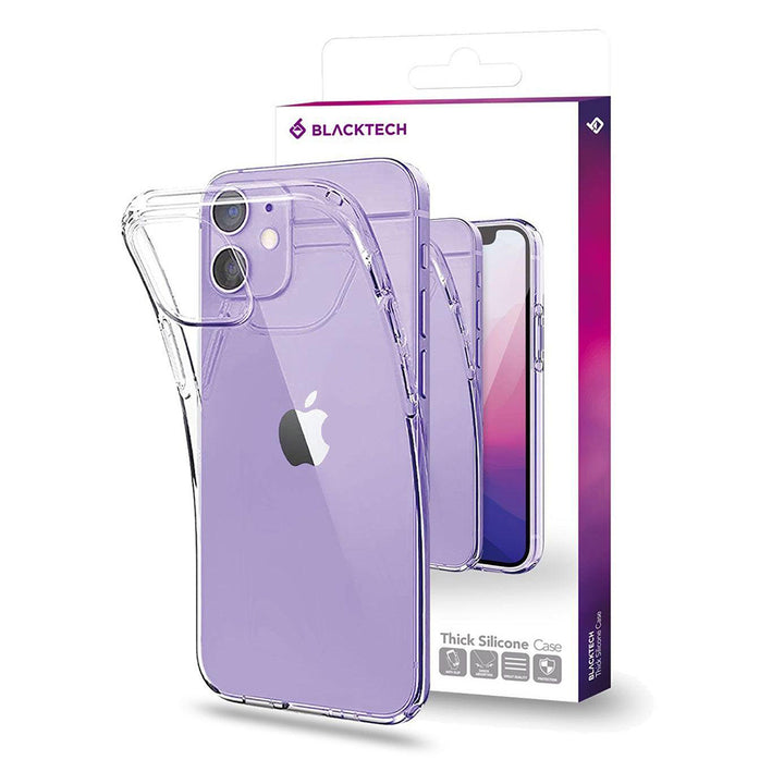 iPhone 15 Pro Max BLACKTECH Clear Thick Silicone Case