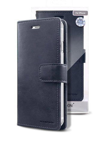 iPhone 13 Pro Max Goospery Mercury Blue Moon Wallet Case - iCELL MOBILE  iCELL MOBILE