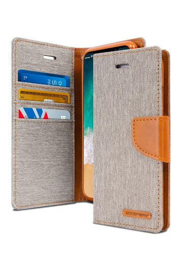 iPhone 13 Goospery Mercury Canvas Wallet Case - iCELL MOBILE  iCELL MOBILE