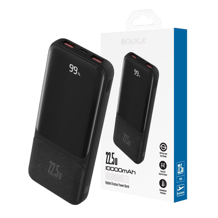 iQuick Power Square 0 10000mAh Power Bank - 22.5W PD Fast Charge