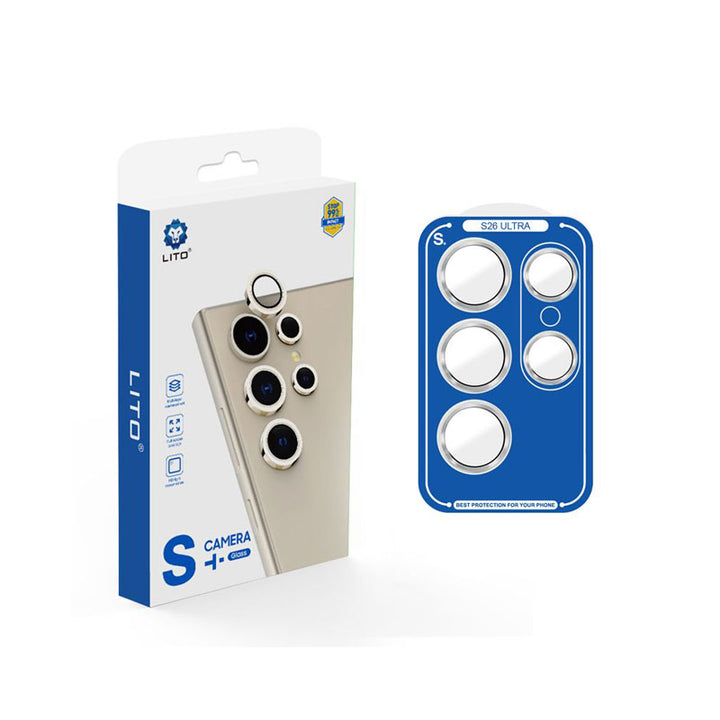 Galaxy S26 Ultra LITO C2 Corning Glass Camera Protector - Silver