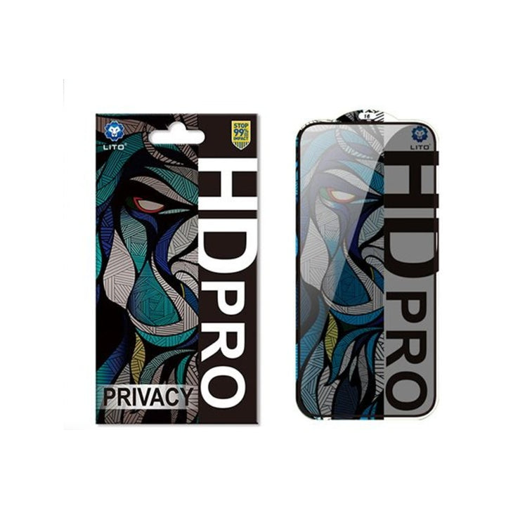 iPhone 18 Pro Max LITO D15 HD PRO Privacy Glass Protector