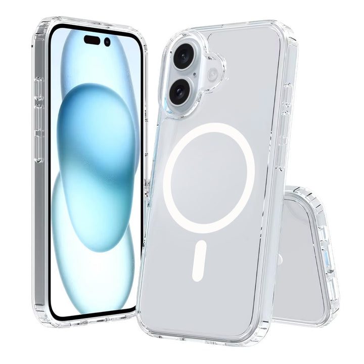 iPhone 17 Transparent Hybrid Case with MagSafe Ring