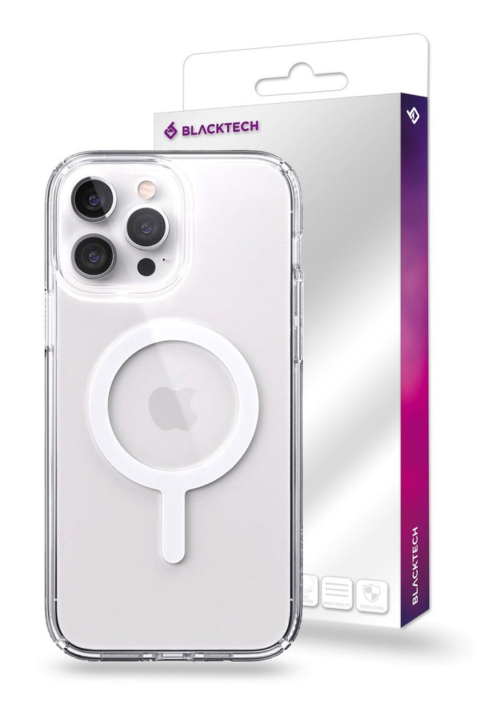 Galaxy S25 Edge BLACKTECH Clear MagSafe Case – Transparent