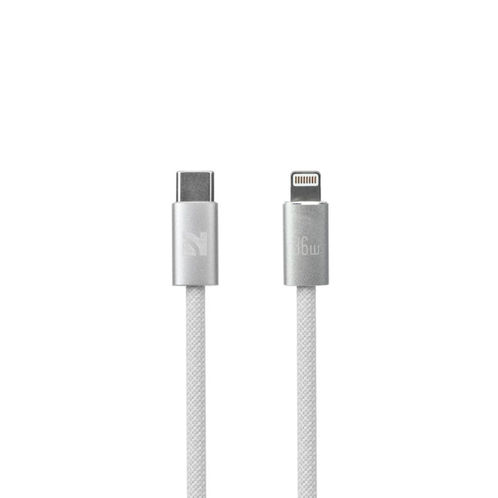 NCC XC-0112 36W USB-C to Lightning Braided Cable (1.2M) – White