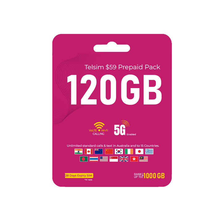 Telsim $55 Prepaid SIM