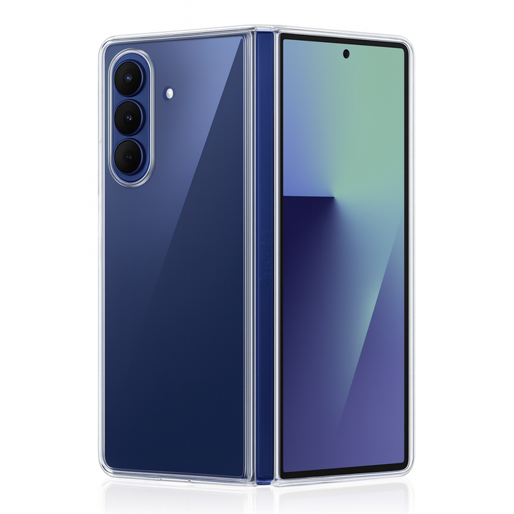 Samsung Galaxy Fold 7 BLACKTECH Thick Silicone Case - Clear